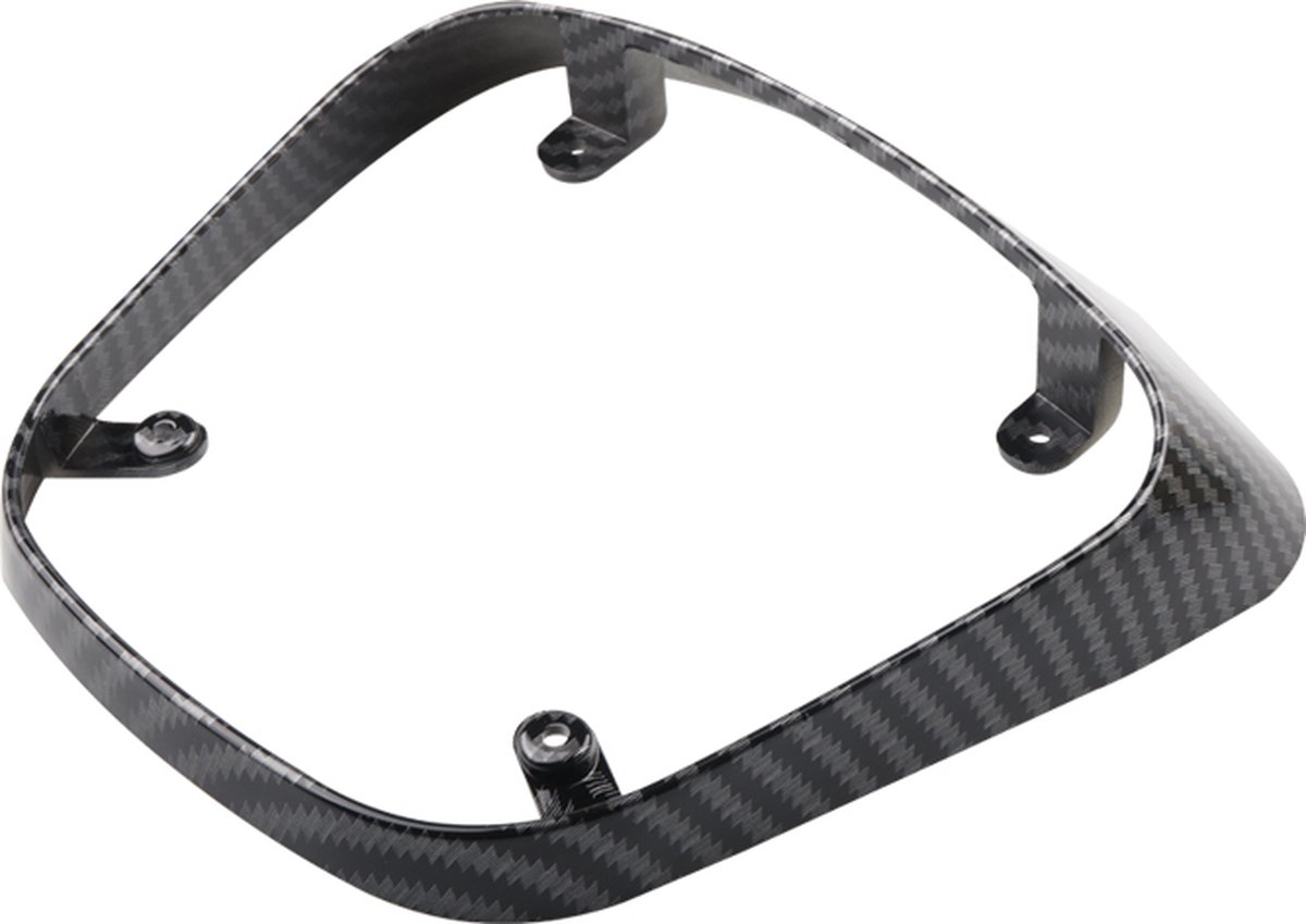 Achterlicht rand Carbon Vespa Primavera, Sprint glans zwart (vanaf 2018)