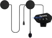 Dynetix® Bluetooth Intercom | Volledige Set | Headset voor helm | Weerbestendig | NL Handleiding | Motorcommunicatie
