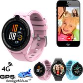 GPSHorlogeKids© - GPS horloge kind - smartwatch kinderen - SMS - 4G videobellen - spatwaterdicht - SOS alarm - incl. SIM - NEO STRONG Roze