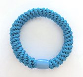 Hairtie armband haarelastiekje - Blauw - Lief voor je haar - Extra grip - Multifunctioneel, ook te gebruiken als armband - Damesdingetjes