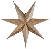 Star Trading Étoile de Noël Decorus byStar Trading, étoile de Noël en papier 3D en or avec ornements, étoile décorative à suspendre, Ø : 63 cm