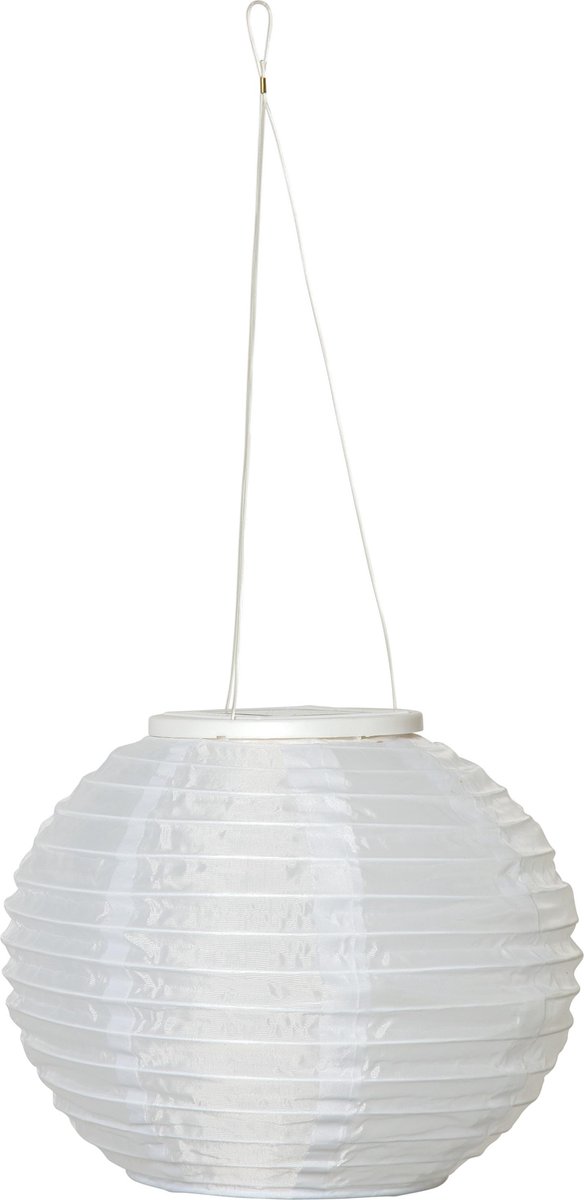 Star Trading Solar Lantern Festival, wit, 25x21cm