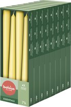 Bolsius - Gladde Dinerkaarsen - 24,5 cm - 32 stuks - Geel
