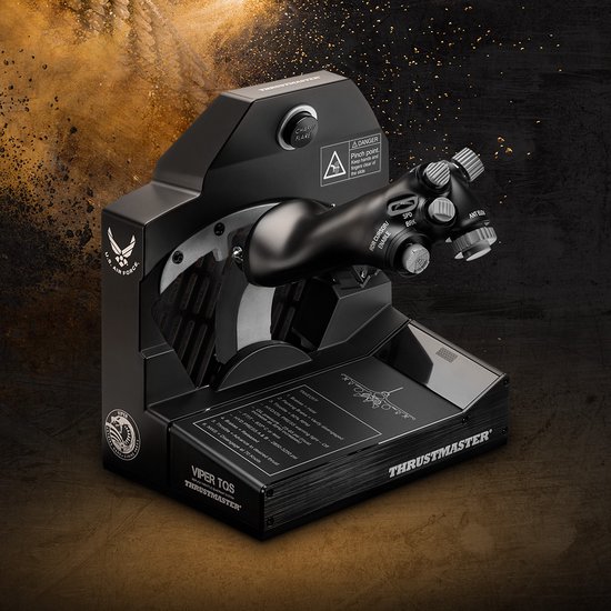 Thrustmaster Viper TQS - Flightsim Controller - Throttle - voor PC - metalen greep op schaal 1:1 - IDLE/AFTERBURNER - CHAFF/FLARE