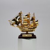 Vintage Nautical Maritiem Miniatuur Bootje "H.M.S. Bounty"