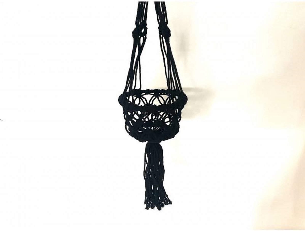 Mooie Macrame Plantenhanger Katoen Handgemaakt..