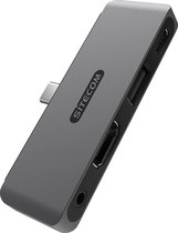 Sitecom - 4 in 1 iPad Multiport hub - Voor alle USB-C iPads - HDMI 2.0 - 60 W Power Delivery