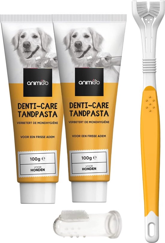 Animigo – Denti-Care – Tandpasta voor honden en katten – Eetbare natuurlijke tandpasta – 70 g