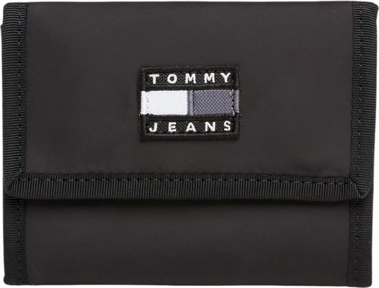 Tommy Hilfiger TJM Heritage Trifold Portefeuille pour homme – Zwart – Taille unique