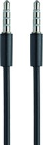 Mobiparts AUX Kabel 3.5 mm to 3.5 mm - Zwart (1 meter)