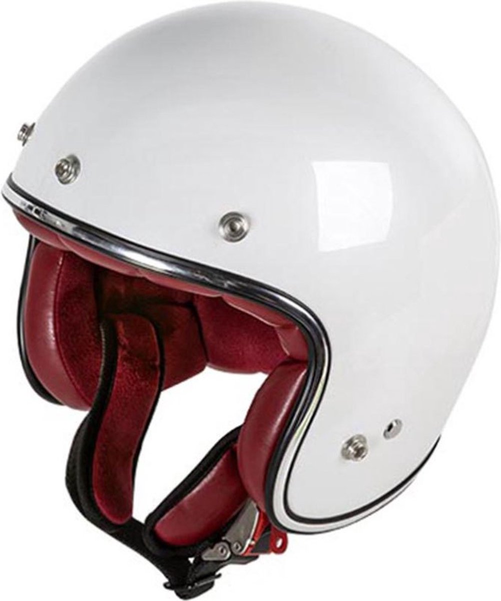 Gari G02x Fiberglass Open Helm Wit S