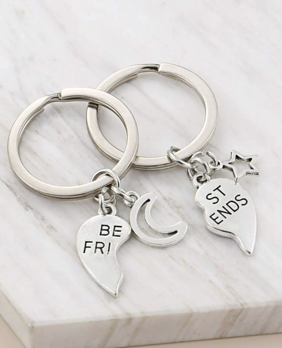 Grappig Beste Vriend Sleutelhanger Cadeaus Voor Vrienden Bff Broer Zus Jongens Meisjes Ik Kreeg Je Rug Verjaardag Afstuderen Kleinigheidjes  36