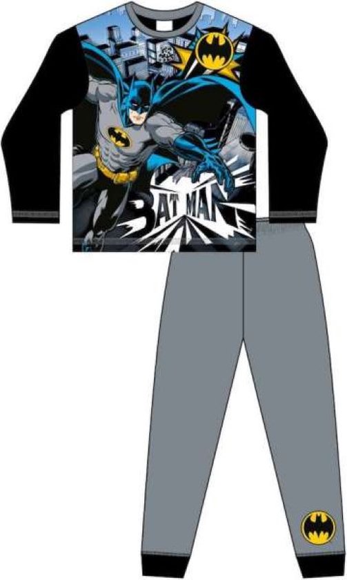 Batman pyjama - grijs - Bat-Man pyama - maat 128