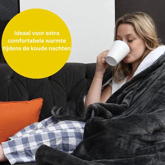 Elektrische deken voor kinderen, met accu, draadloos, 7,4 V