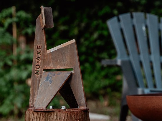 NO-AXE HOUTKLOVER - BLANK STAAL - HOUTKLIEVER - HOUTSPLIJTER - HOUTSPLITTER - SPLIJTWIG - KLOOFWIG van NO-AXE — afbeelding 5