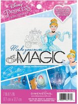 Borduurpakket Dimensions - Make your own magic - telpatroon om zelf te borduren - Disney Prinses