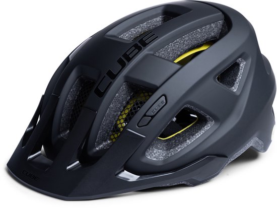 CUBE Cycling Helmet Fleet - Casque polyvalent - MIPS - 15 trous d'aération - Système d'ajustement SNAP 360 - Système de montage X-Lock - Ajustable - 57-62 cm - L - Zwart