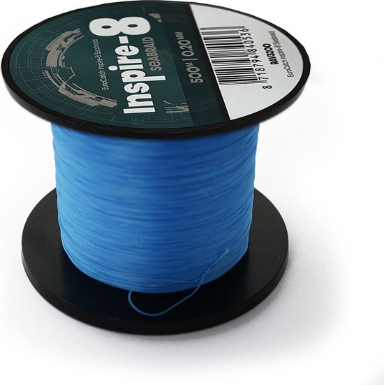 EuroCatch Inspire-8 Seabraid 500m 0.30mm - Gevlochten Lijn - Vislijn van Eurocatch — afbeelding 2
