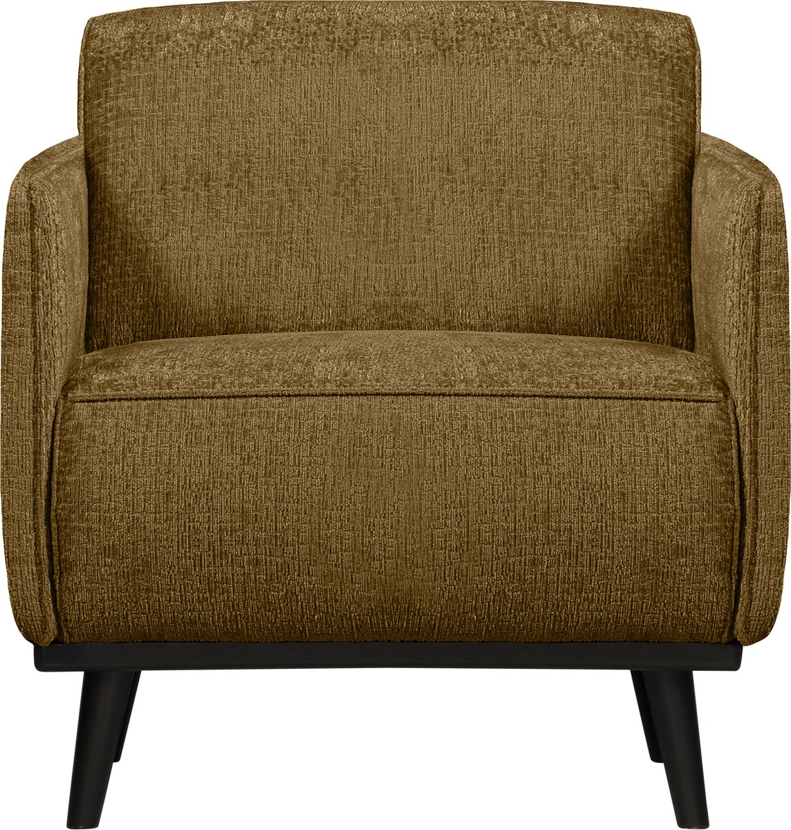 WOOOD statement fauteuil met arm - structure - velvet - brass