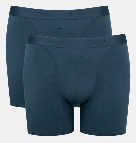 Sloggi 2-pack boxershort heren Ever soft - L - Blauw