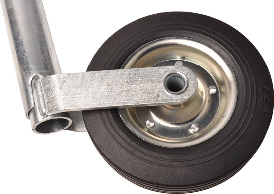 Neuswiel Plus Alko , rond diameter 48 mm, extra lang, stalen velg met massief rubber van AL-KO — afbeelding 2