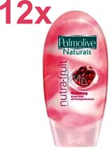 Palmolive Naturals - Nutra Fruit - Grenade - Gel douche - 12x 200 ml - Pack économique