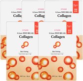 Etude 0.2mm Therapy Air Mask Collagen Skin Firming 5 Pack - Korean skincare