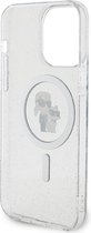 iPhone 15 Pro Backcase hoesje - Karl Lagerfeld - Effen Transparant - TPU (Zacht)