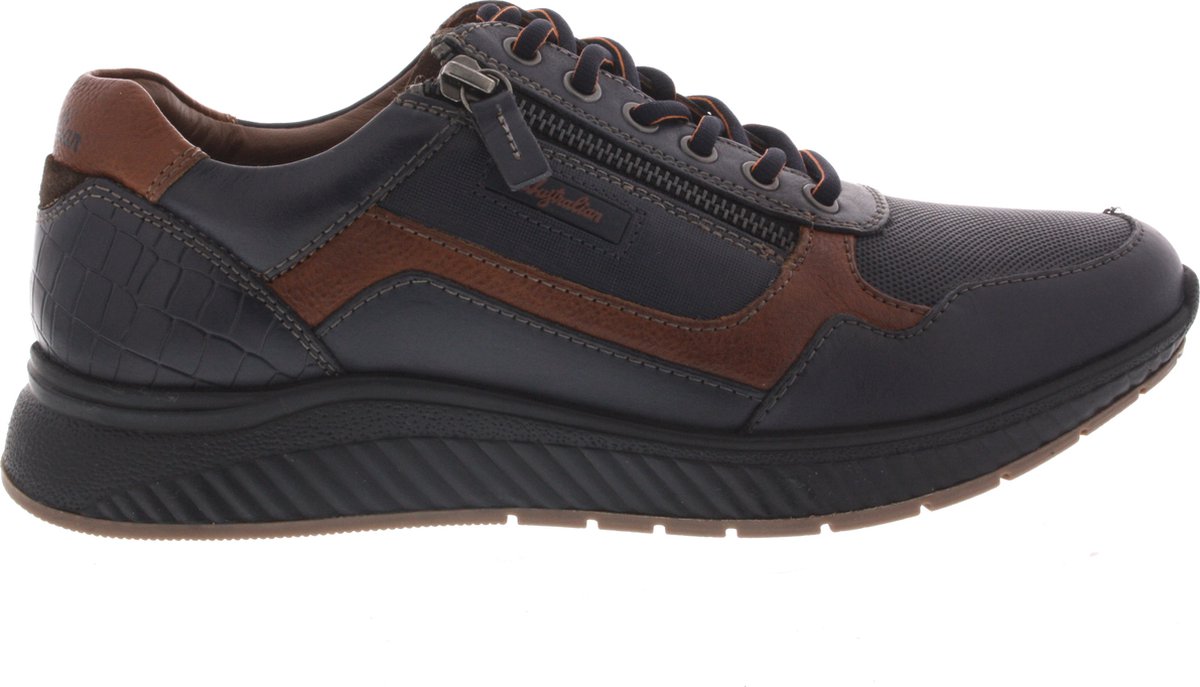 Heren Sneakers Australian Hatchback Bleu-tan Donkerblauw - Maat 45