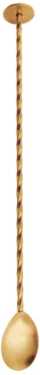 Point-Virgule barlepel uit rvs goud 26.5cm