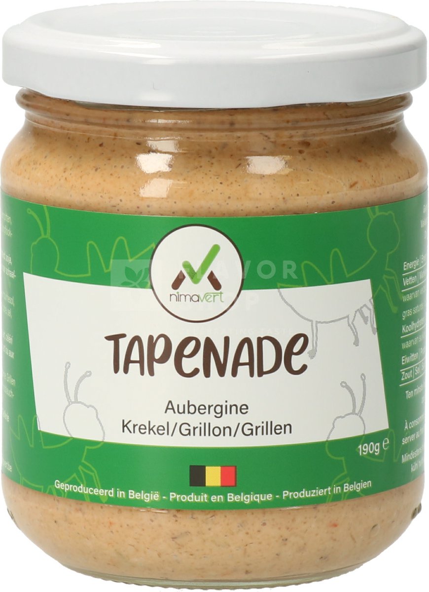 Tapenade Aubergine - krekel 190 g