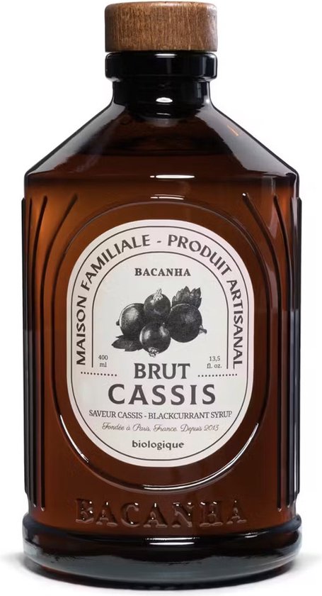 BACANHA - Organic Syrup - BIO - 400ml - Cassis (ZWARTE BES)