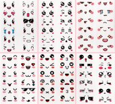 Ainy Emoji stickers - set van 6 stickervellen om je schoolspullen, bullet journal, fotoalbum, laptop, telefoon en waterfles levendig te maken - kawaii expressie voor jong en oud