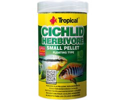 Tropical Cichlide Pellets | Herbivoor Small 250ml | Cichlide Visvoer