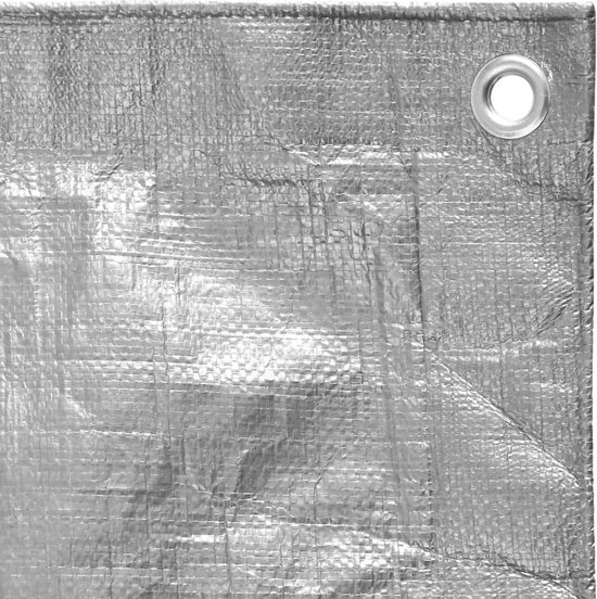 The Living Store Grijs 3 x 3 m - HDPE - Résistante à l'eau