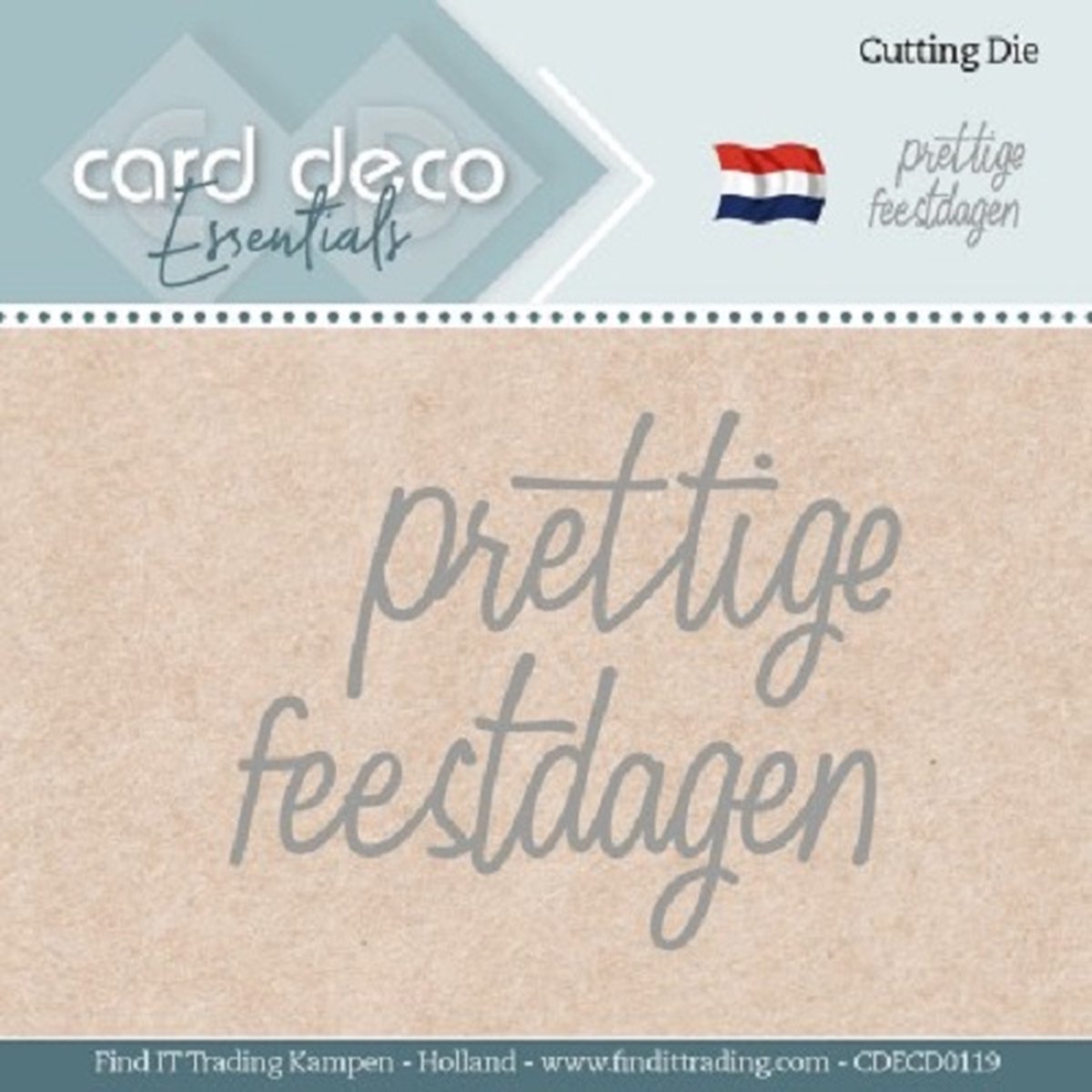 Card Deco Essentials - Dies - Prettige Feestdagen