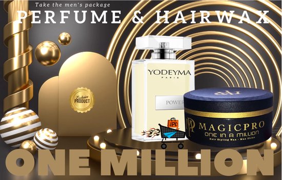 JPC - One Million - Men's package - Yodeyma Power - Magic Pro One Million  wax - Haar &... | bol