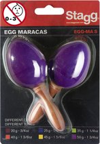 Stagg Maracas EGG-MA S/PP Paars