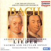 Gotthard Schwarz & Sabine Bauer - CPE & JCF Bach: Sacred & Secular Songs (CD)