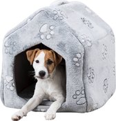 Trixie lit pour chien / chat maison nando gris clair 40x40x45 cm