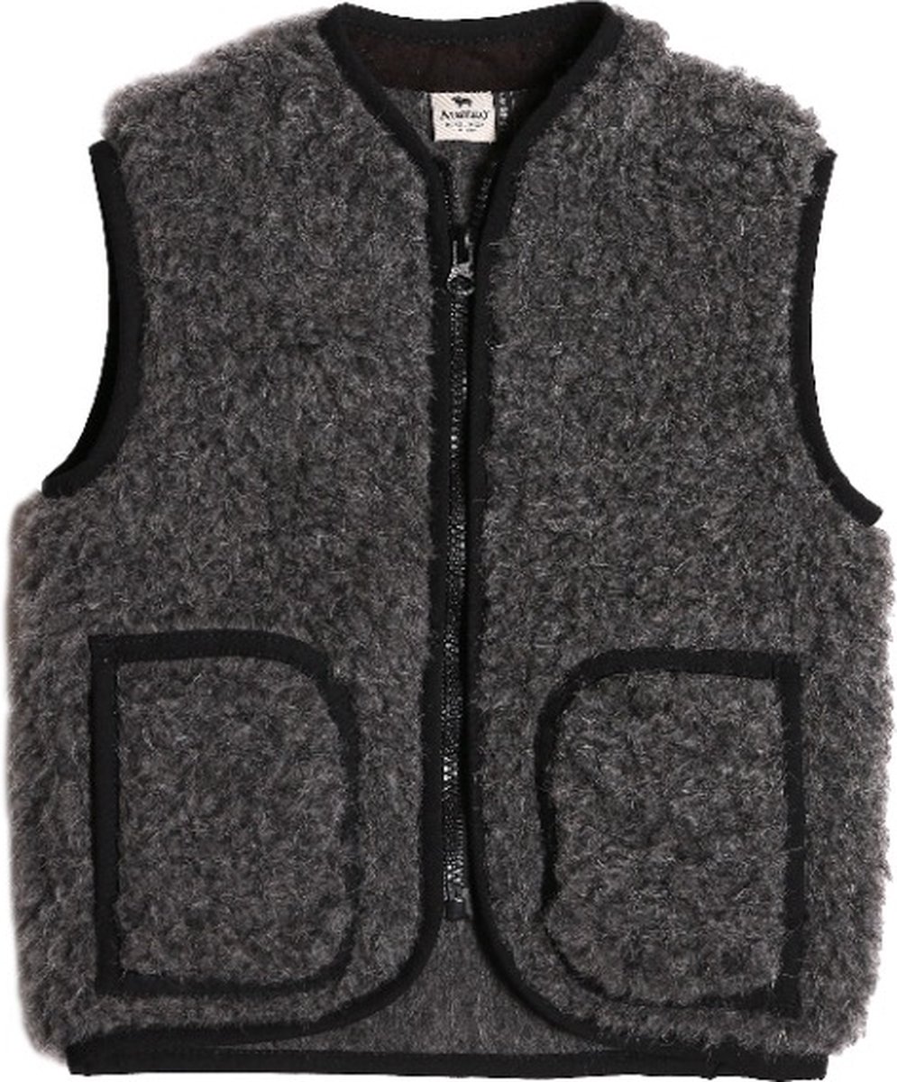 Alwero bodywarmer Rudi Junior -98 Antraciet