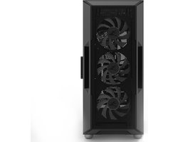 Zalman I3 Neo Black ATX Mid Tower PC Case, Mesh front for efficient cooling, Pre-installed fan: 3 x 120mm white LED front, 1 x 120mm white LED rear, 2 x 3.5, 3 x 2.5, Arcyl window left, 457(D) x 195(W) x 467(H)mm