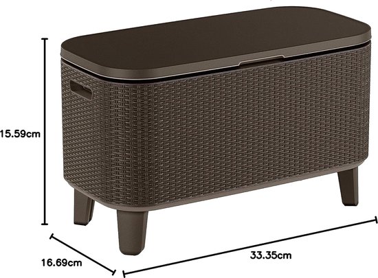 Blithe Koeltafel - buiten bijzettafel met coolbar - 60L - voor feesten van Blithe — afbeelding 4