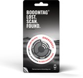 Autocollant dôme Booomtag® NFC Zwart 50 mm