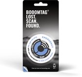 Booomtag® NFC Blauw Dome Sticker 50mm