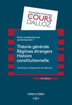 Cours 1 - Droit constitutionnel contemporain 12ed - Tome 1 Théorie générale Régimes étrangers Histoire constit