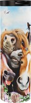 Paarden Horses Selfie - Thermobeker 500 ml