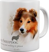 Sheltie Shetland Sheepdog - Mok 440 ml