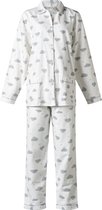 Lunatex dames pyjama flanel | MAAT L | Happy cloud | ivoor
