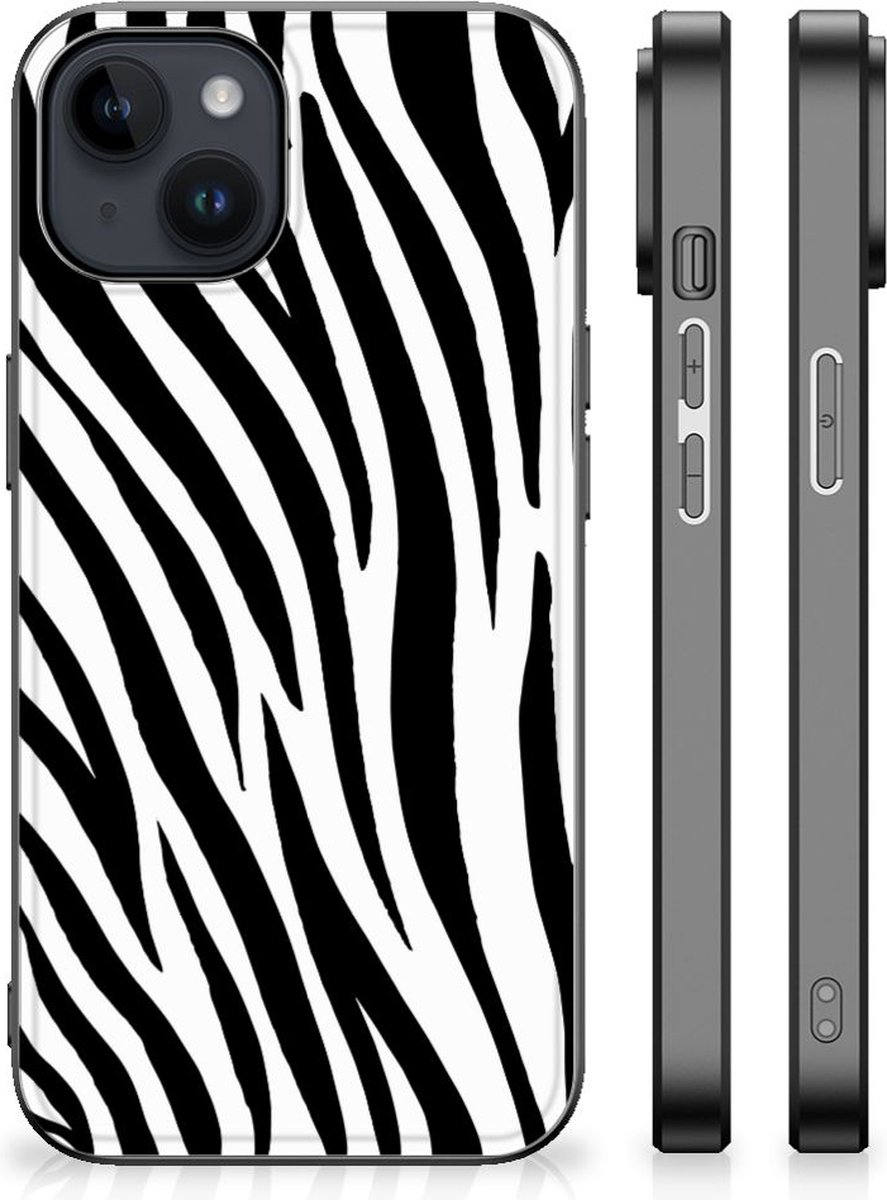 iPhone 15 Plus Dierenprint Telefoonhoesje Zebra